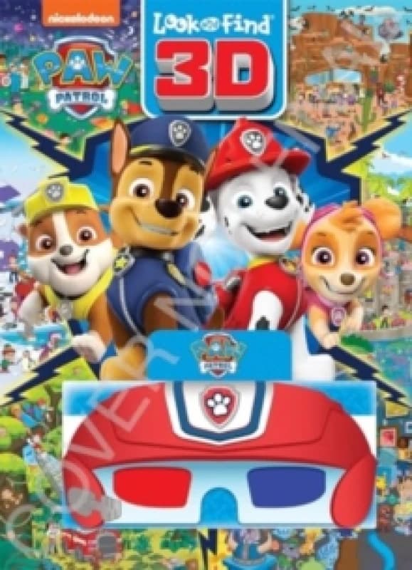 Nickelodeon Paw Patrol: Look and Find 3D Hardback