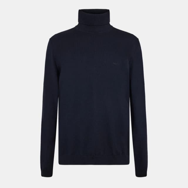 Boss Mens Baldebert E Turtle Neck Jumper Dark Blue male S
