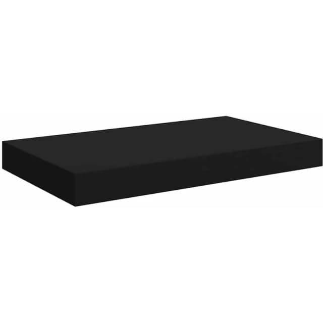VIDAXL Floating Wall Shelf Black 40x23x3.8cm MDF vidaXL 8720286074572