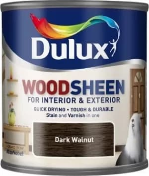 Dulux Woodsheen Dark Walnut Stain & Varnish 250ml