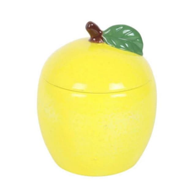 Something Different Something Different Lemon Candle Jar in Yellow Yellow One Size Unisex 5063703598040