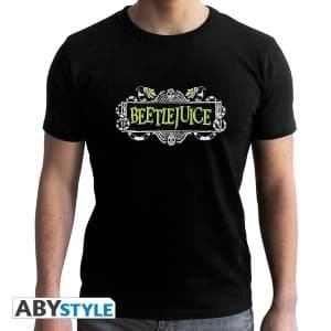 Beetlejuice - Beetlejuice Mens Large T-Shirt - Black