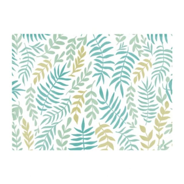 Warren Reed Designer Multicolor Leafs And Branches Glass Chopping Board