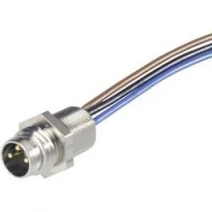 Hirschmann 933 147 001 ELST 4408 RV FM 805 M8 Socket For Front Panel Mounting Black