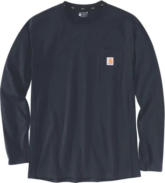 Carhartt Force Flex Pocket Longsleeve Shirt, blue, Size 2XL