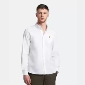 Mens White Oxford Shirt - White - XXL
