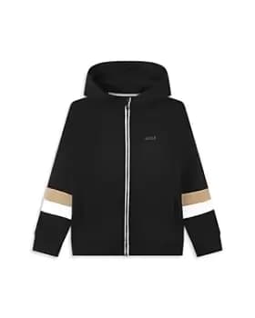 Boss Kidswear Boys' Hooded Fleece Cardigan - Little Kid, Big Kid