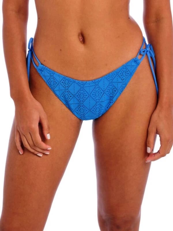 Freya Womens Nomad Nights Tieside Bikini Brief in Blue Size: 14 Blue Female 14