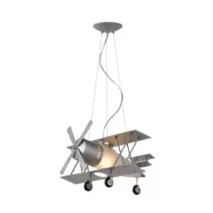 Lucide Aviation Ceiling Pendant Light - Grey