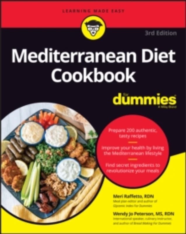 Mediterranean Diet Cookbook for Dummies. Paperback. By Meri Raffetto, Wendy Jo Peterson Books