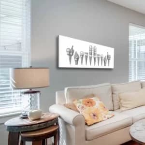 30902021C-011 Multicolor Decorative Canvas Painting