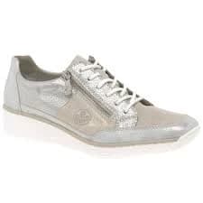 Rieker Metallic 'Cora' Casual Trainers - 3.5