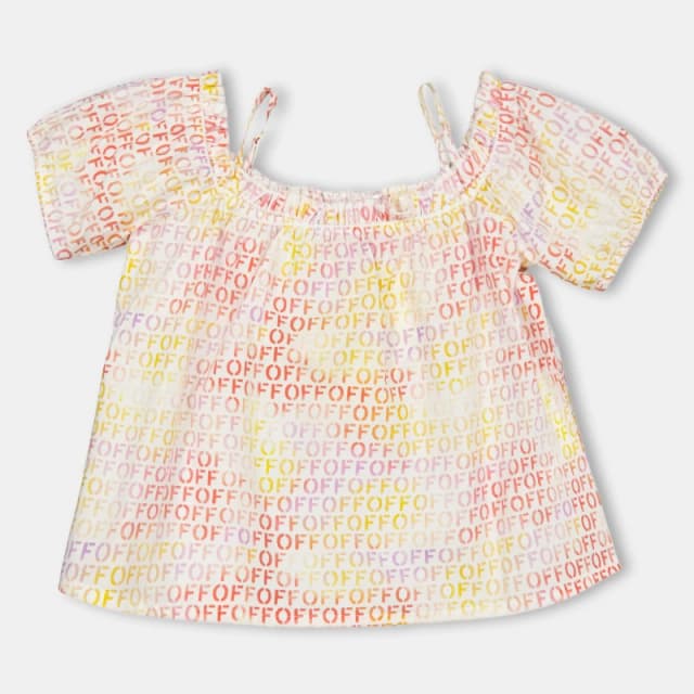 Off White Kids Long-Sleeve Blouse Multi female 8Y