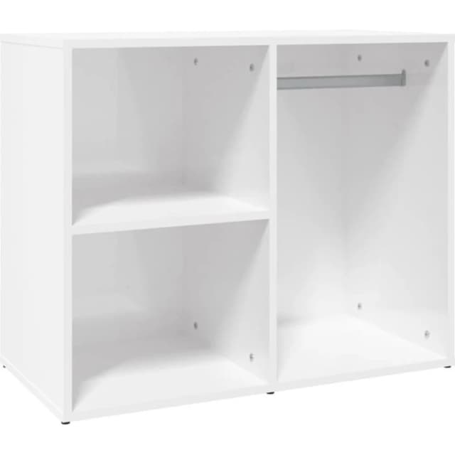 Vidaxl Dressing Cabinet High Gloss White 80X40X65cm Engineered Wood, White 808852