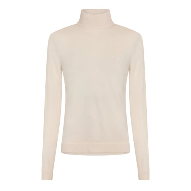 Boss Mens Baldebert E Turtle Neck Jumper Open White male S