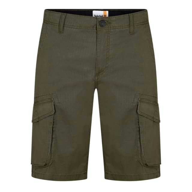 Timberland Mens Twill Cargo Shorts - Green Male 30