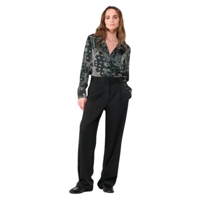 Le Temps des cerises Womens trousers Le Temps des cerises Igor Noir Female XS