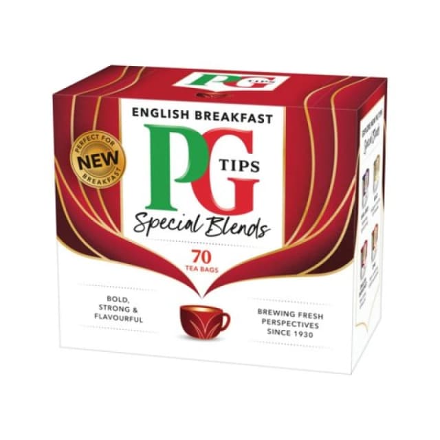 PG Tips Special Blends English Breakfast Teabags Pack of 70 801922 VF11400