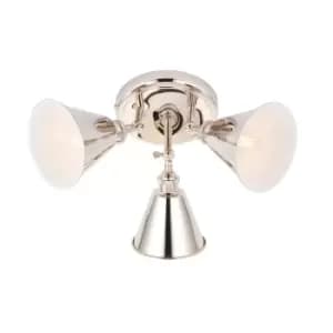 Brescia Round Spotlight, Bright Nickel Plate