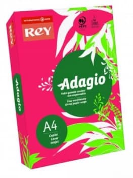 Rey Adagio A4 Paper 80gsm Deep Red RM500