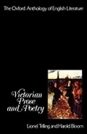 oxford anthology of english literature volume v victorian prose and poetry