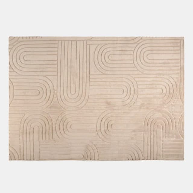 OHS OHS Arches Non Slip Tufted Hallway Rug Floor Carpet in Light Brown Size: 80cm x 150cm Light Brown 80cm x 150cm Unisex 5027434233083