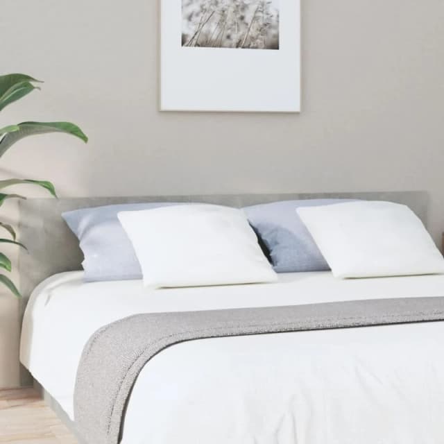 VIDAXL Bed Headboard Concrete Grey 200x1.5x80cm Engineered Wood Vidaxl 8720286964590