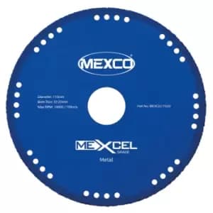 Mexco 115mm MEXCEL Metal Cutting Diamond Blade