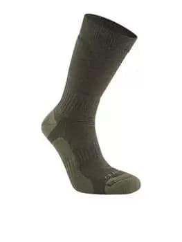 Craghoppers CRAGHOPPERS TREK SOCK, Green, Size 6-8, Women