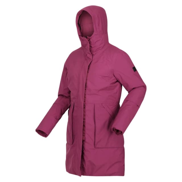 Regatta Womens Yewbank II Recycled Isotex Feather-Free Insulated Waterproof Jacket Amaranthhaze female 8