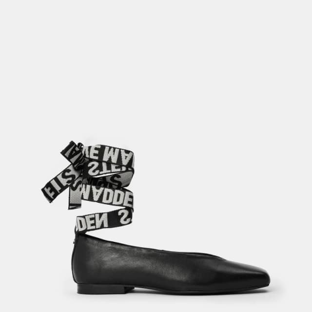 Steve Madden Womens Fosse Ballet Pumps Black Lthr female 3 (36)