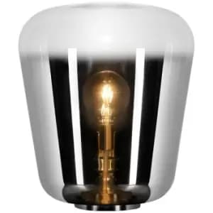 Lucide GLORIO - Table Lamp - Ø45cm - 1xE27 - Smoke Grey