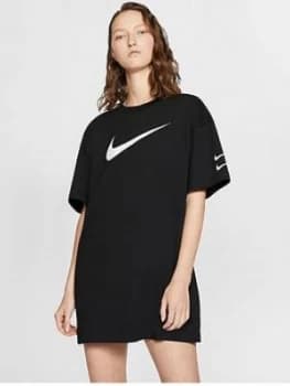 Nike Nsw Swoosh T-Shirt Dress - Black
