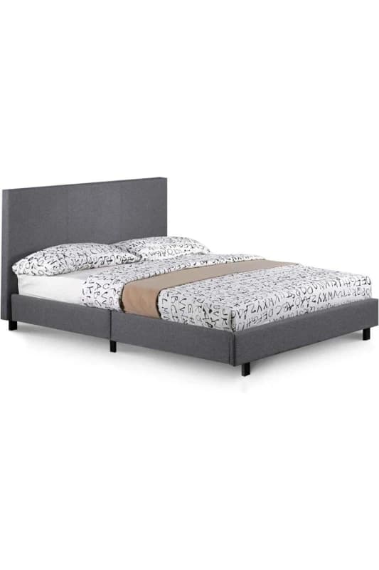 Modernique Modernique Bilancio Normal 3ft Grey fabric Bed Size: Double Grey Double Unisex 5061017320067
