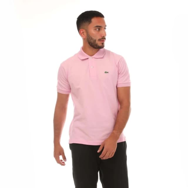 Lacoste Pink Original L.12.12 Petit Pique Cotton Polo Shirt Pink Male S 210475UK