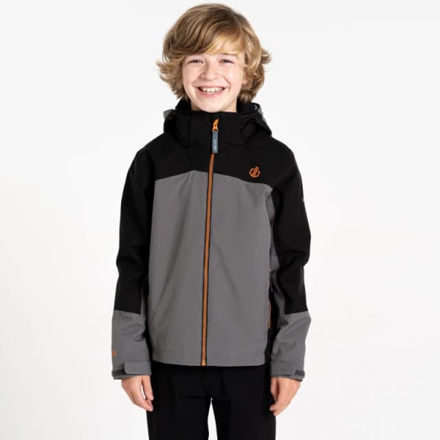 Waterproof jacket for children Dare 2B Explore II Noir Unisex 5/6 ans
