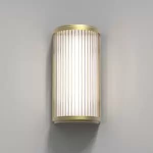 Versailles 250 Phase Dimmable Bathroom Small LED Flush Wall Light Matt Gold