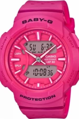 Ladies Casio Baby-G 60 Lap Alarm Chronograph Watch BGA-240-4AER