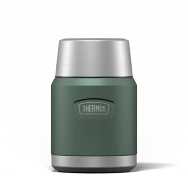 Thermos Icon Series Stainless Steel Food Flask 470Ml With Spoon - Green