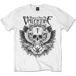Bullet For My Valentine - Eagle Unisex X-Large T-Shirt - White