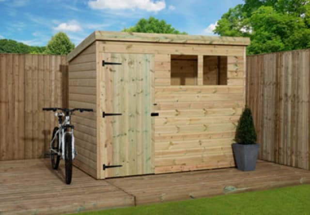 Empire Sheds Empire 1500 Pent 6X3 Pressure Treated Tongue And Groove Wooden Garden Shed Door Left (6' X 3' / 6ft X 3ft) (6X3)