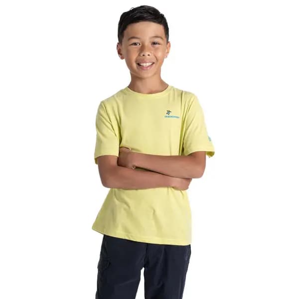 Craghoppers Boys Ellis Organic Short Sleeved T Shirt 5-6 years - Chest 23.25-24' (59-61cm) Key Lime CKT596B-59Y-5