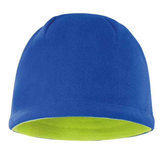 Result Result Men Winter Essentials Reversible Fleece Skull Hat in Royal Royal One Size Male 5054752308094