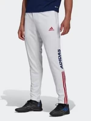 adidas Tiro Wording Tracksuit Bottoms, White, Size S, Men