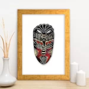 AC117867243415 Multicolor Decorative Framed MDF Painting