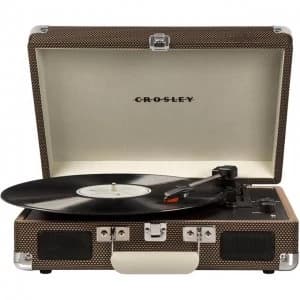 Crosley Cruiser Deluxe CR8005DTW Turntable in Tweed