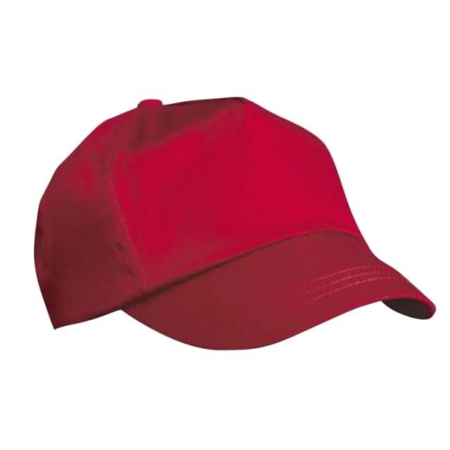 Result Plain Basebll Cap Pack of 2 in Red Red Unisex One Size