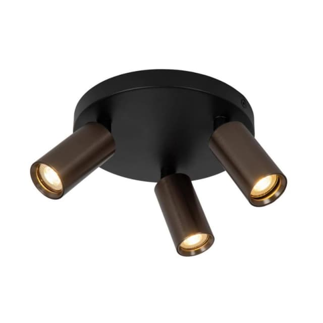 Netlighting Ritmo Ceiling spotlight Ø18cm 3xGU10 (MR11) Coffee in Brown Brown Unisex