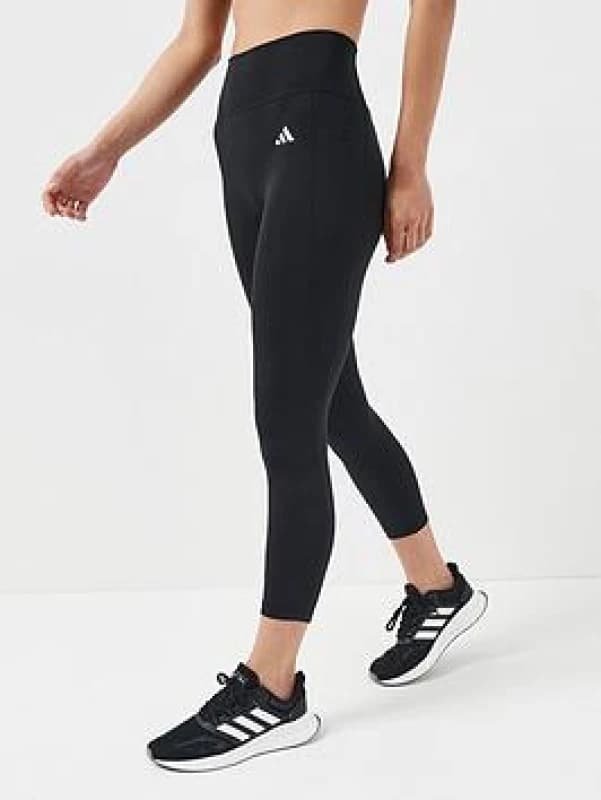 Womens 7/8 leggings adidas Optime Essentials Noir Female L