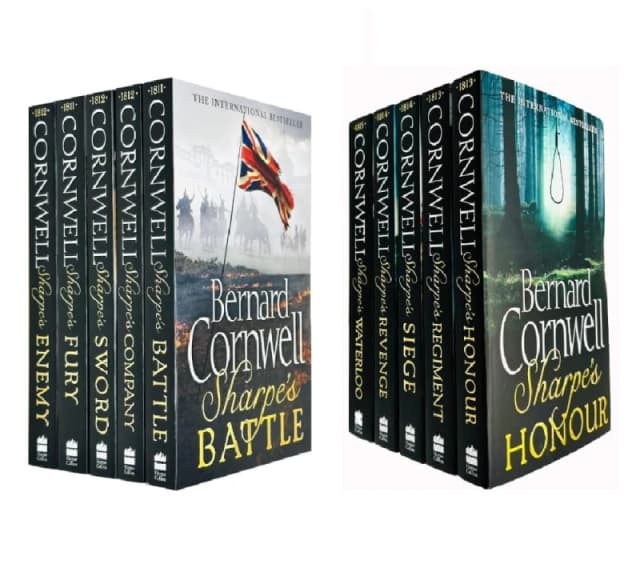 Richard Sharpe Series by Bernard Cornwell 10 Books Collection Set - Fiction - Paperback Bernard Cornwell Books